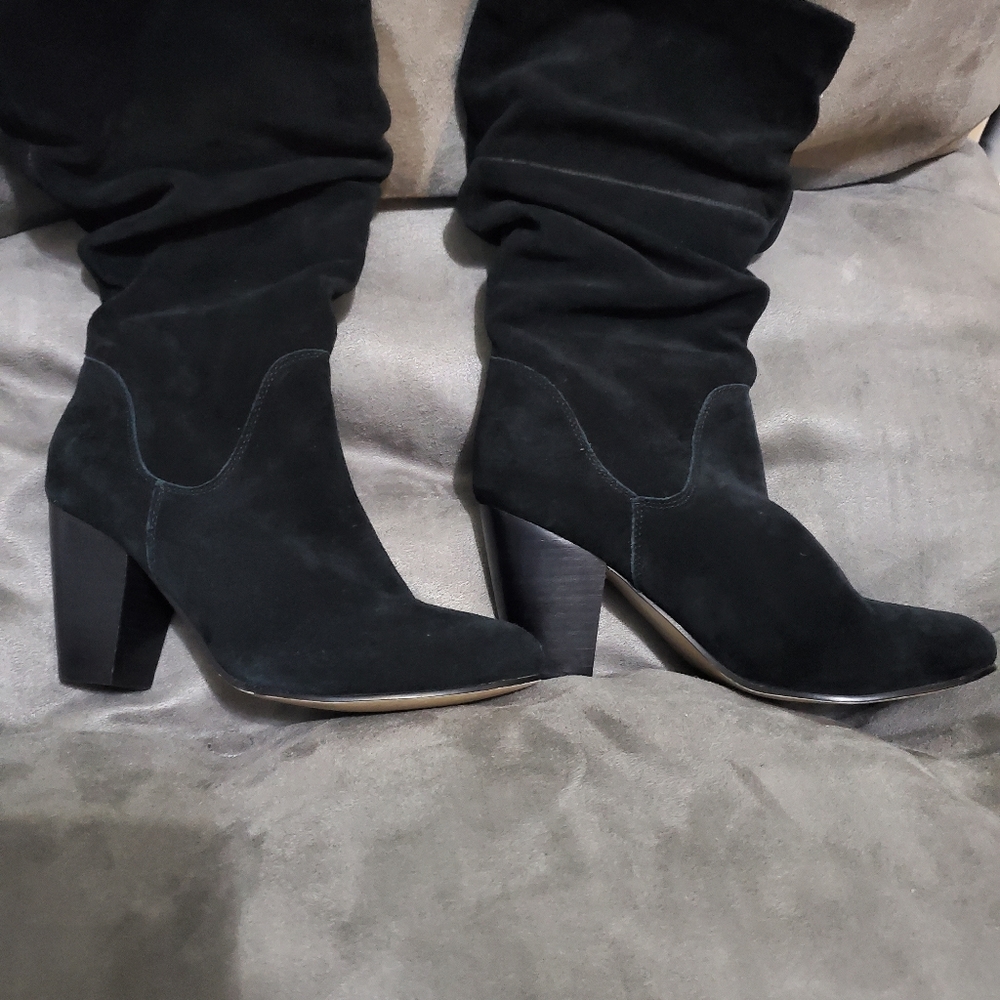 Black Suede Franco Fortini Boots